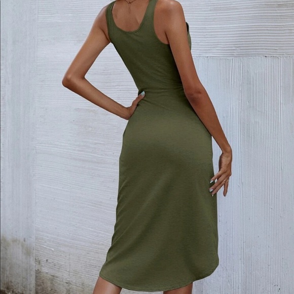 Boho side tie midi dress - Picture 2 of 16